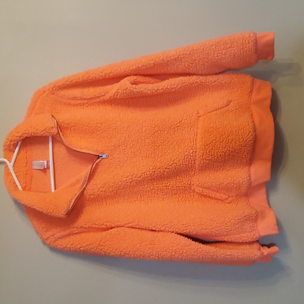 No Boundaries size 2XL fuzzy pullover ( coral)